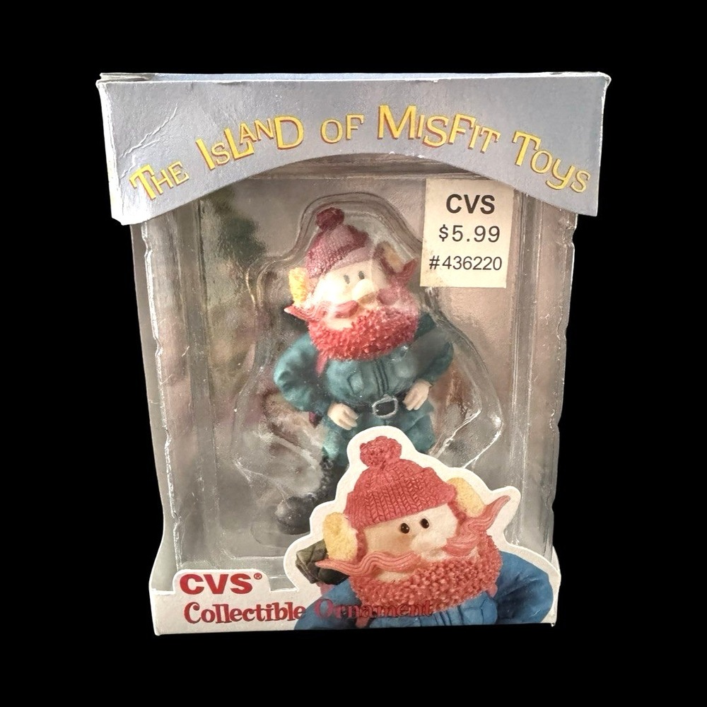 Enesco CVS Rudolph Island of Misfit Toys Yukon Cornelius Ornament Vintage 1999